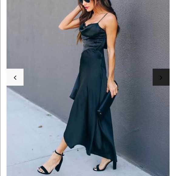 Vici Dolls Alistair Lace Satin Maxi dress - Picture 2 of 8